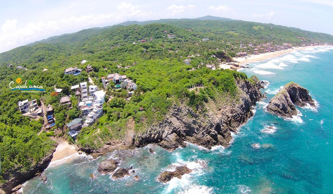 Casablanca Guest House - Adults Only - Starlink Internet! Zipolite Bagian luar foto